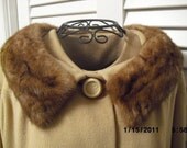 60's B. Altmann Cashmere Wool Fur Coat