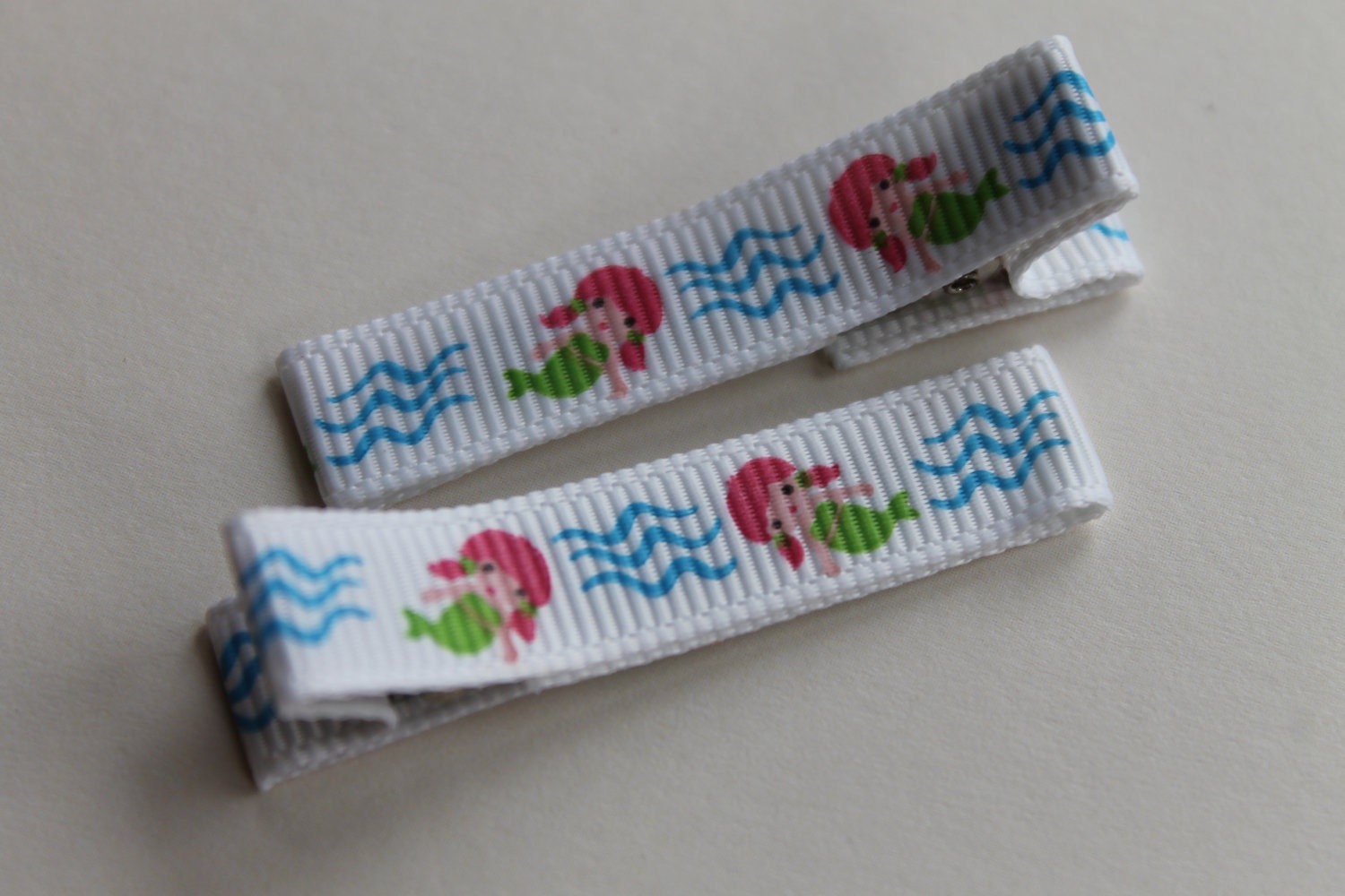 Mermaid Hair Clips - No Slip Clips - Great Party Favor - Ariel - Little Mermaid - Disney