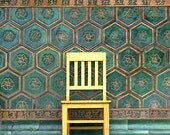 8" x 10" Yellow Chair at the Imperial Palace, Forbidden City, Beijing, China, Fine Art Travel Photography by Glennis Siverson - glennisphotos