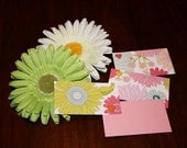 pretty flower power gift tags