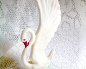 Vintage Swan Figurine Art Nouveau