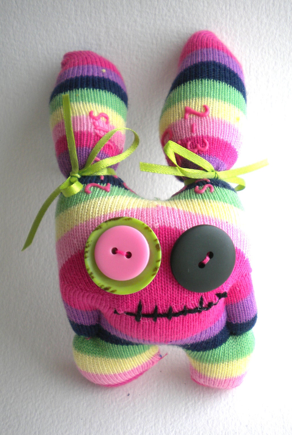 Sock Zombie Keychain