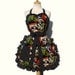 Retro Apron Vintage Inspired 1950s Horror Movie Hollywood Monsters Apron FREE SHIPPING