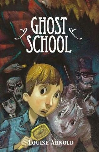 Doodle inside a signed copy of The Ghost School by Louise Arnold