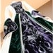 Medieval Wedding Dress with Green, Purple and Silver accents, Custom Made to Order in your size