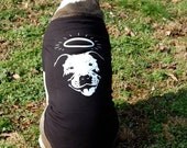 New Girl American Apparel Dog Tee Hand Screen Printed Tshirt
