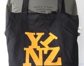 Yinz Hand Printed Hemp Tote Bag