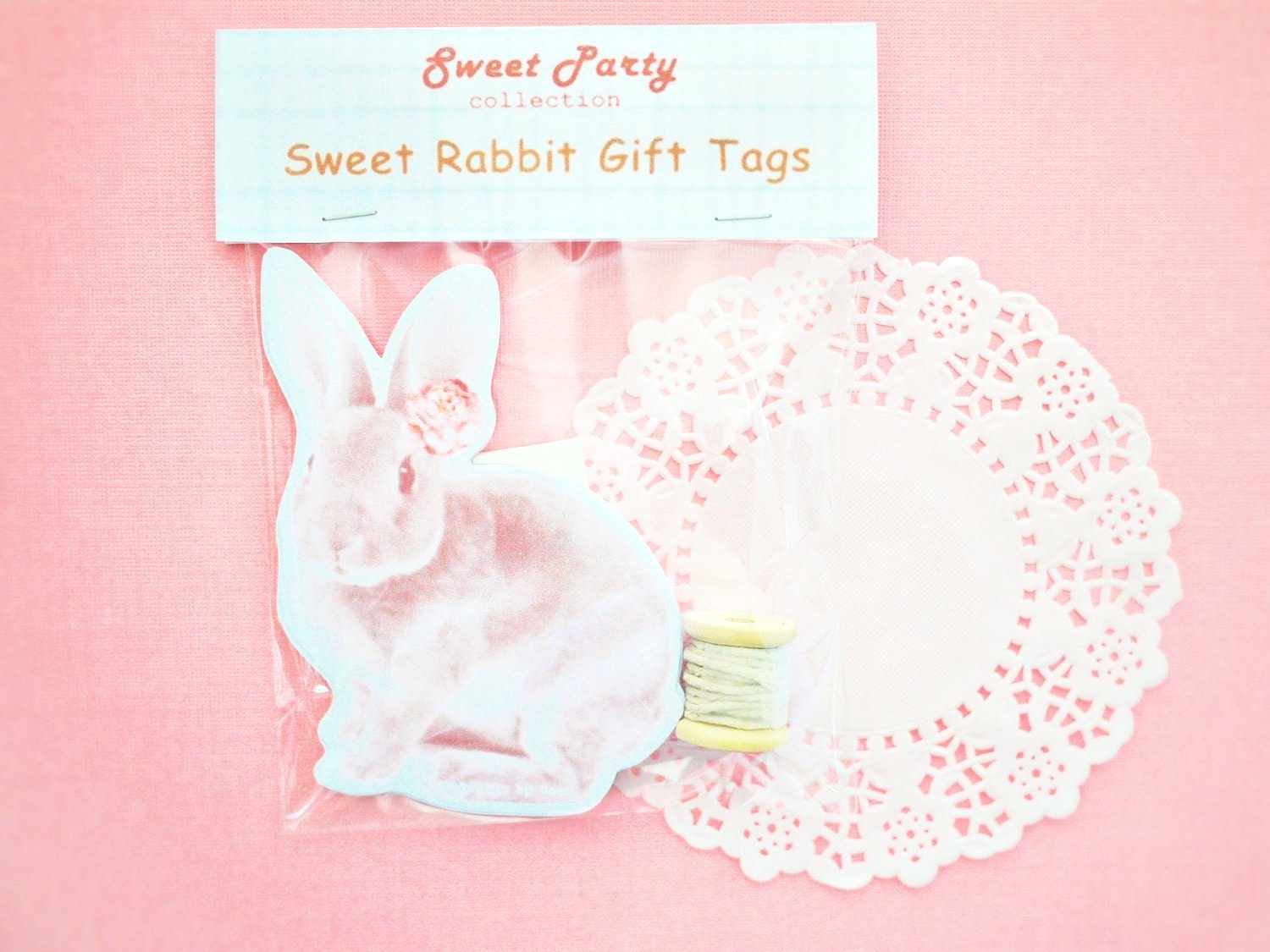 Sweet Rabbit Gift Tags 5pk