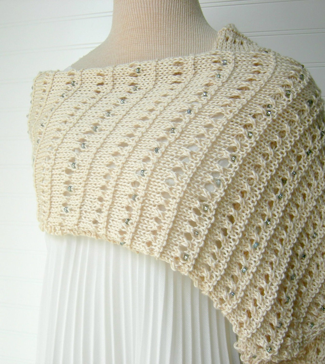 Lace Shoulder Wrap Shawl, Wedding Wrap, Ivory Bridesmaids