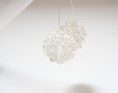 Air Ball - Tiny Silver Plated Ball Dangle Earrings