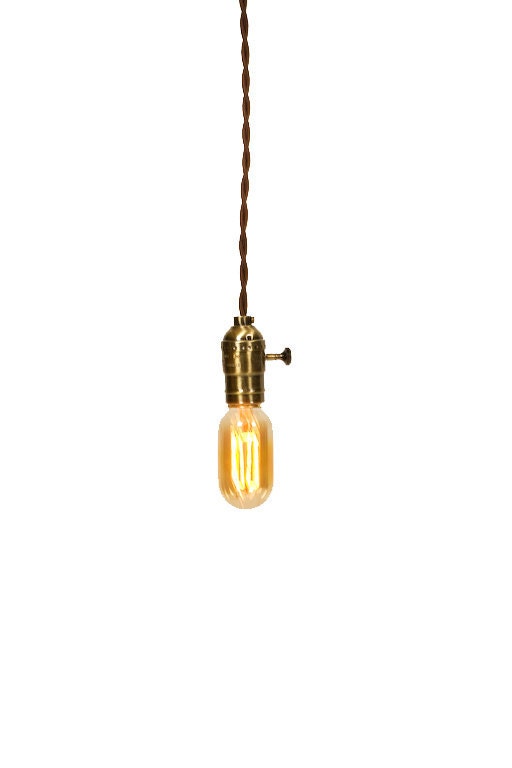 Vintage Industrial - Economy Minimalist Bare Bulb Pendant Light