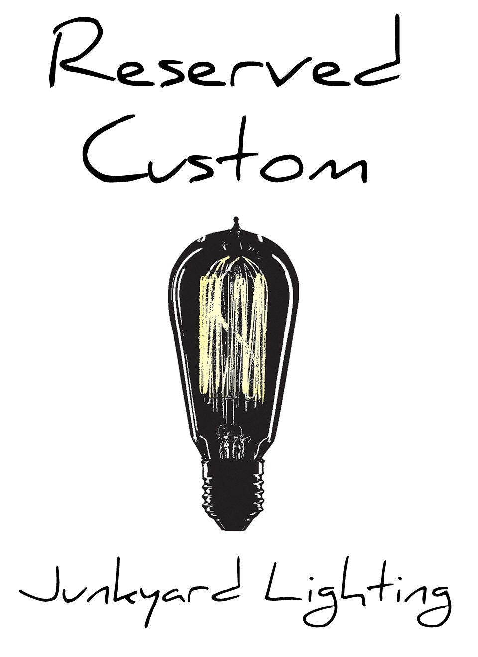 RESERVED - Custom Listing - 12 - 60 watt edison bulbs