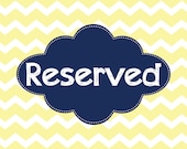 RESERVED- Custom listing for Maryam Zayor