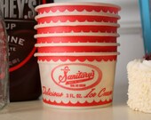 Vintage Ice Cream Cups- Pkg of 20 New Old Stock