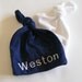 Set of 2 personalized baby hats