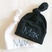 Set of 2 personalized baby hats