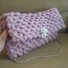 Clutch Crocodile Oversize Crochet Pattern INCLUDE instructions to make Brooch Pearls
