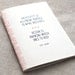 Handmade Mini Sketchbook with Pencil, Journal - Creativity Quote - Eco Friendly Gift for Designers - Stocking Stuffer