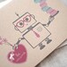 Valentine Card - Robot Card, Nerd Love, Ecofriendly