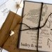 Rustic Charm - Eco-Friendly Rustic Wedding Invitations, Kraft, Natural Twine - Purchase for a Sample