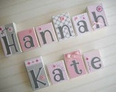 Baby Name Blocks . Nursery Name Blocks . Nursery Decor . Baby Letter Blocks . Wood Name Blocks . Bedding