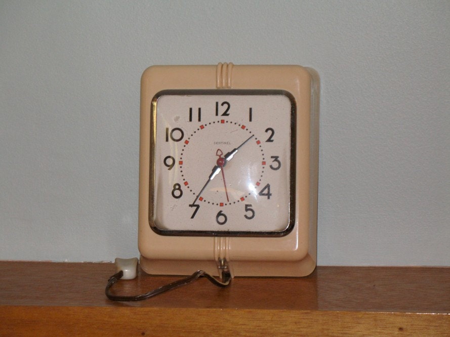 Art Deco Sentinel Wall Clock