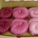 Spinning Fiber batts BFL & Silk - 6 ounces - Gradient Roses