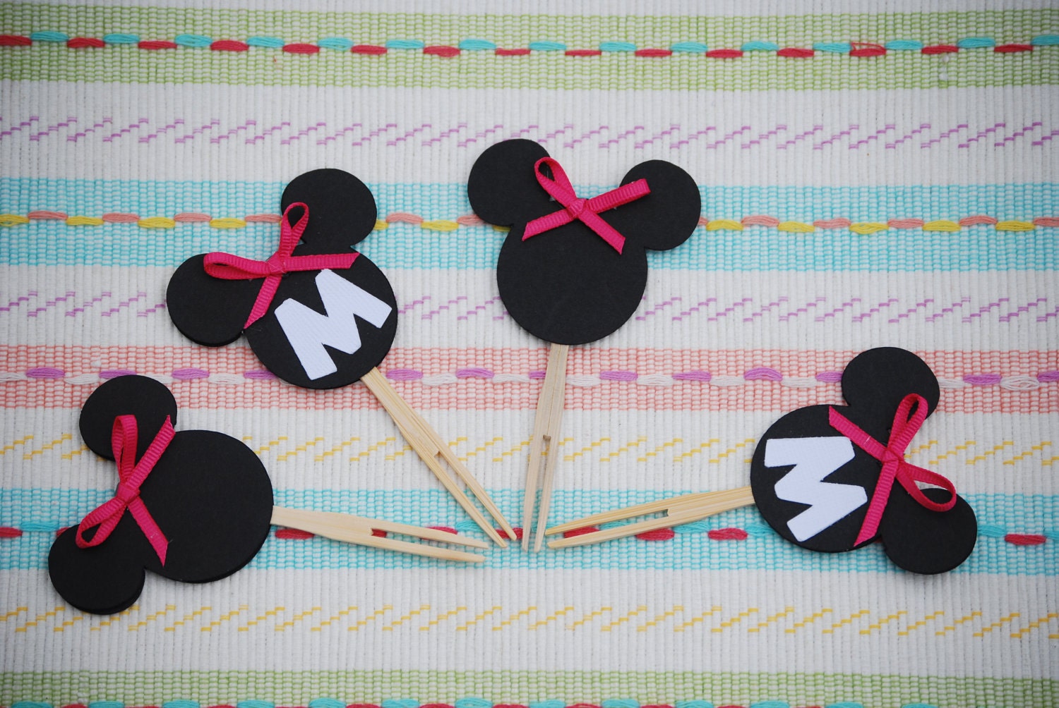 Minnie Mouse Cupcake Toppers Il_570xn