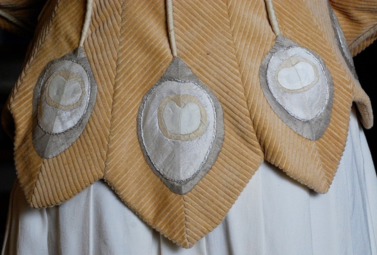 SAMPLE SALE Embellished Sport Jacket, Art Jacket from the White Peacock Collection by MaryGwyneth Fine Wearable Art OOAK