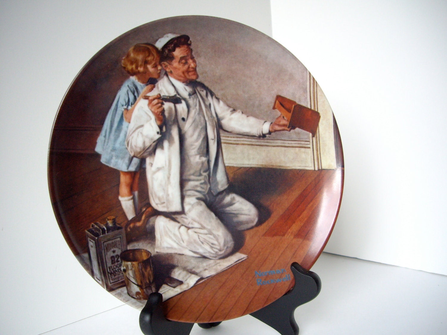 Norman Rockwell Collector Plate THE Painter L