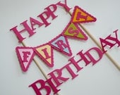 Custom cake topper birthday
