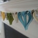 Spring Fling Heart paperie a garland of hand cut hearts