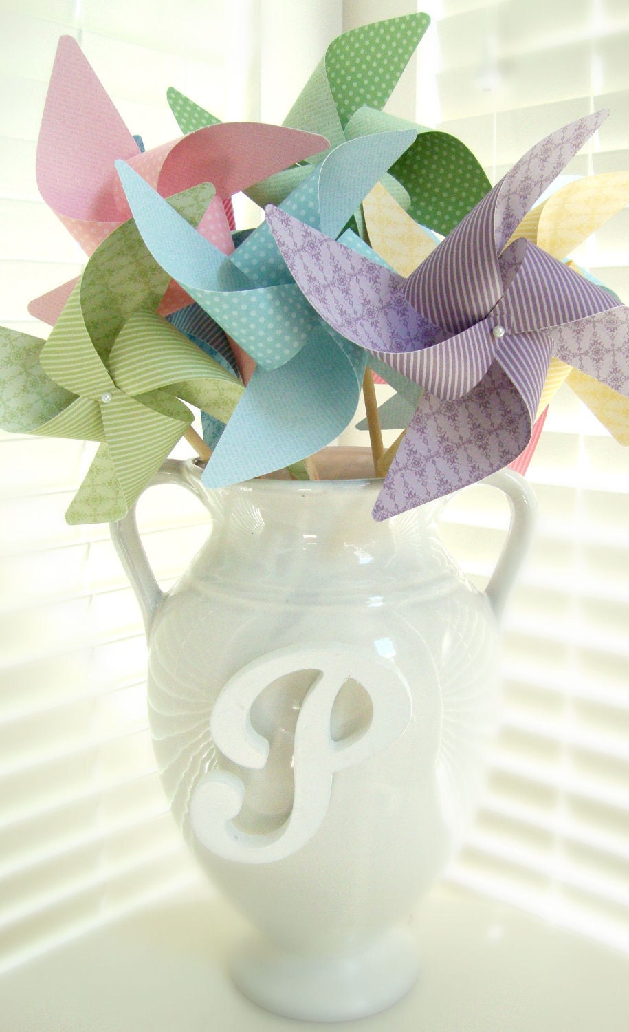 Pinwheels Subtles YOU PICK the COLORS set of 8 Large Pinwheels