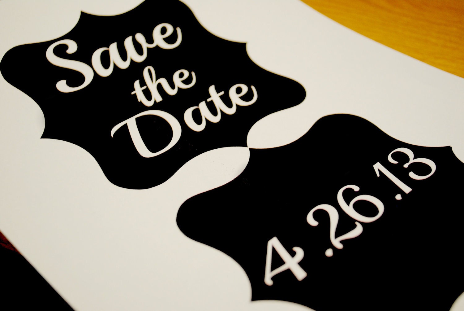 He asked she said yes engagement photo props