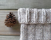 Hand knit rustic cowl / gray winter wheat / autumn accessory / country chic / earthy / warm gray / handmade on Etsy