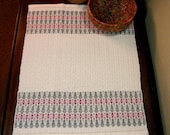 E141 Hand Woven Christmas Table Runner