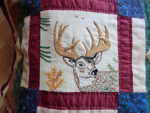 ON SALE 300 OFF America The Wild Hand Embroidered Quilt