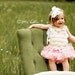 Vintage Shabby Chic Premium White/Ivory Satin Rosettes Feather and Pearl Baby Child Girls Headband