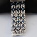 Denim Blue Byzantine Watch - Niobium and Aluminum Chainmaille