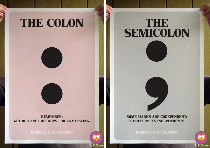 Respect Punctuation Series - Choose any 4 prints