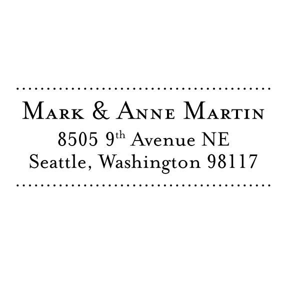 Return Address Stamp Self Inking - Custom