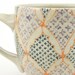 Teacup - Ceramic Mug - Cup with orange, navy and purple pattern