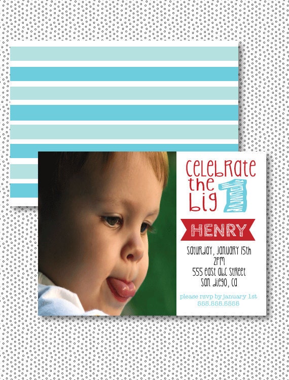 Happy Birthday Photo Invitation