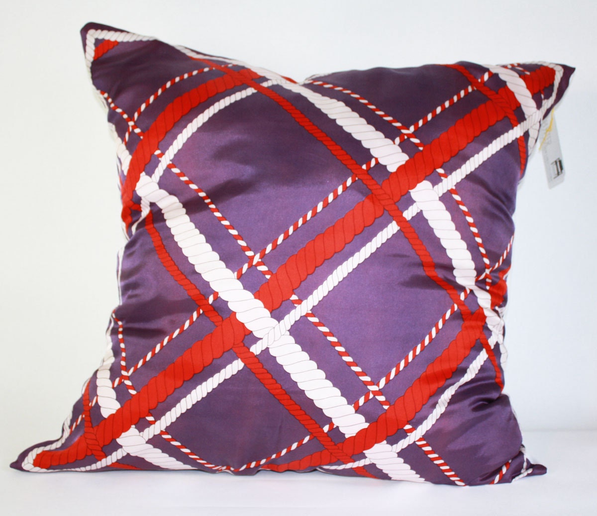 nautical vintage scarf pillow