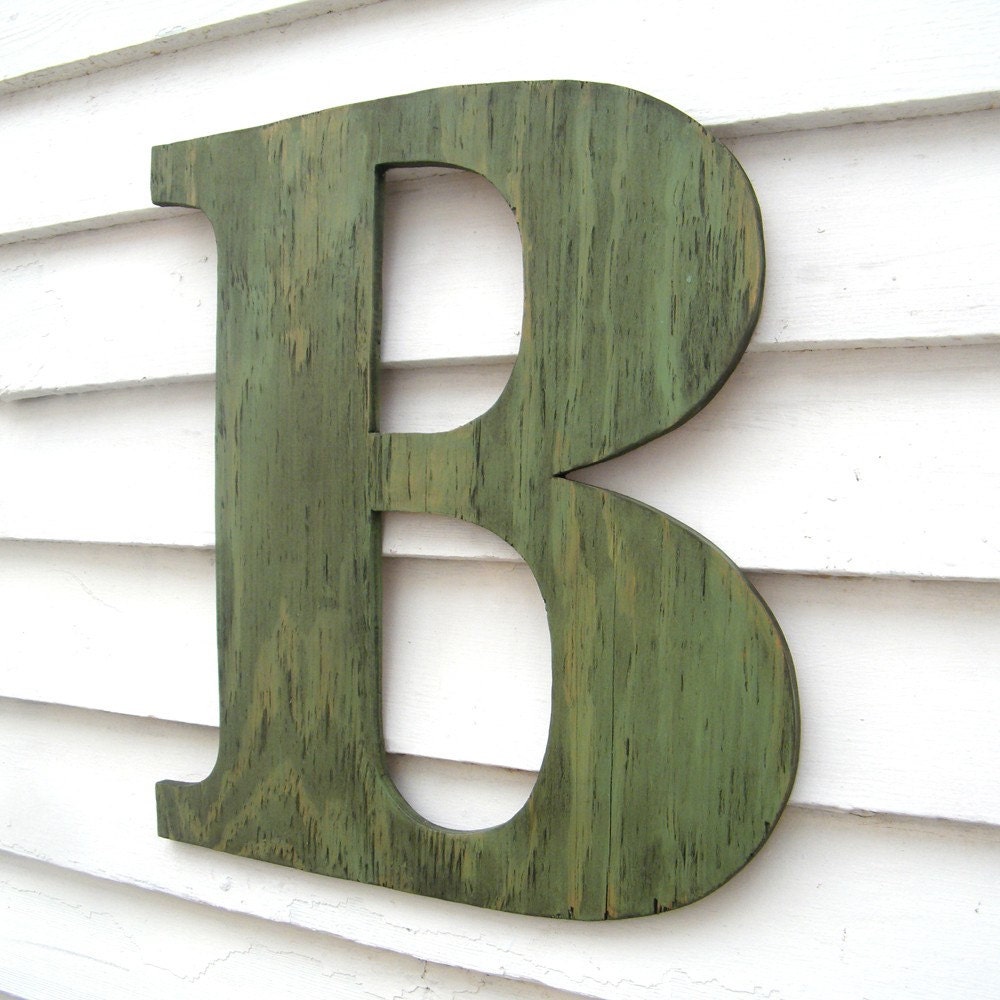Large Wooden Letters Oversize Capitol Display Alphabet