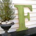 Distressed Large Letters 24 inch Extra Large Wooden Letters Shabby Chic