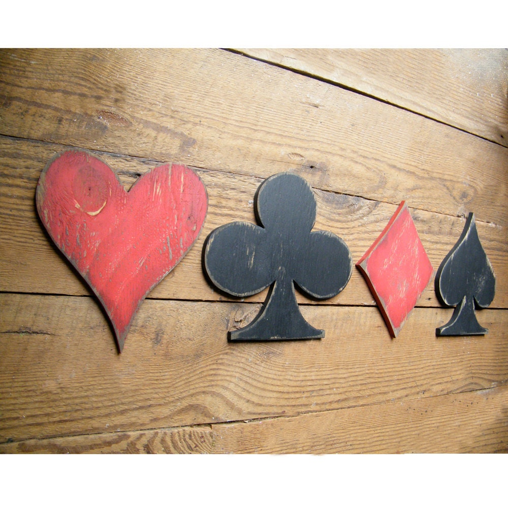 Card Symbols Sign Game Room Signs Heart Club Diamond Spade
