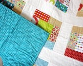 Baby Quilt - Love Birds by Mind's Eye for Riley Blake 36" x 36"