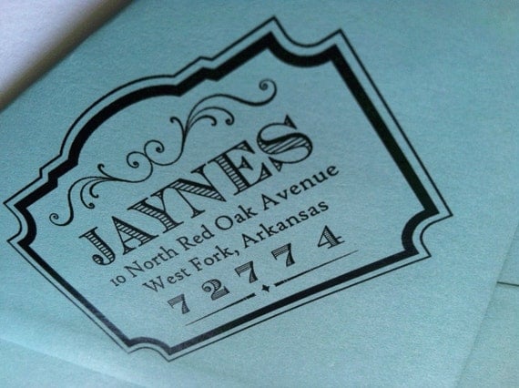 Custom Rubber Stamp: Southern Label