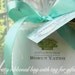 Classic Monogram Scalloped Card: peony